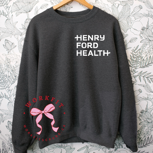 Oversized Pocket Logo HFHC Crewneck