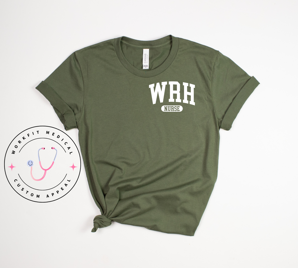 WRH Varsity Pocket Nurse Tee