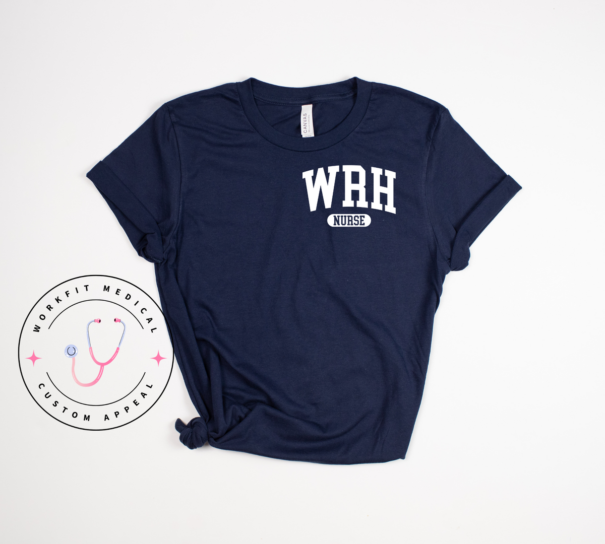 WRH Varsity Pocket Nurse Tee