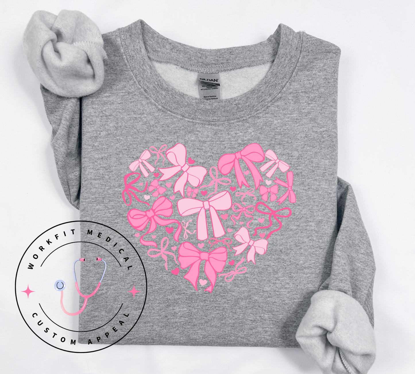 Heart of a million bows Crewneck