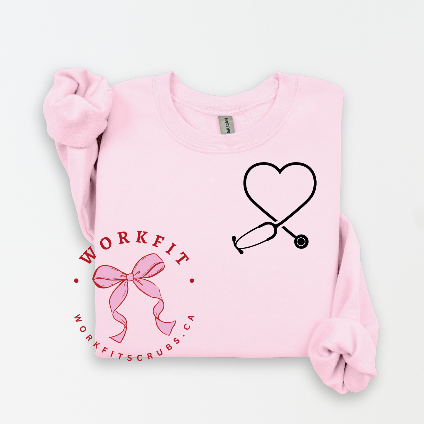 Stethoscope Heart Crewneck