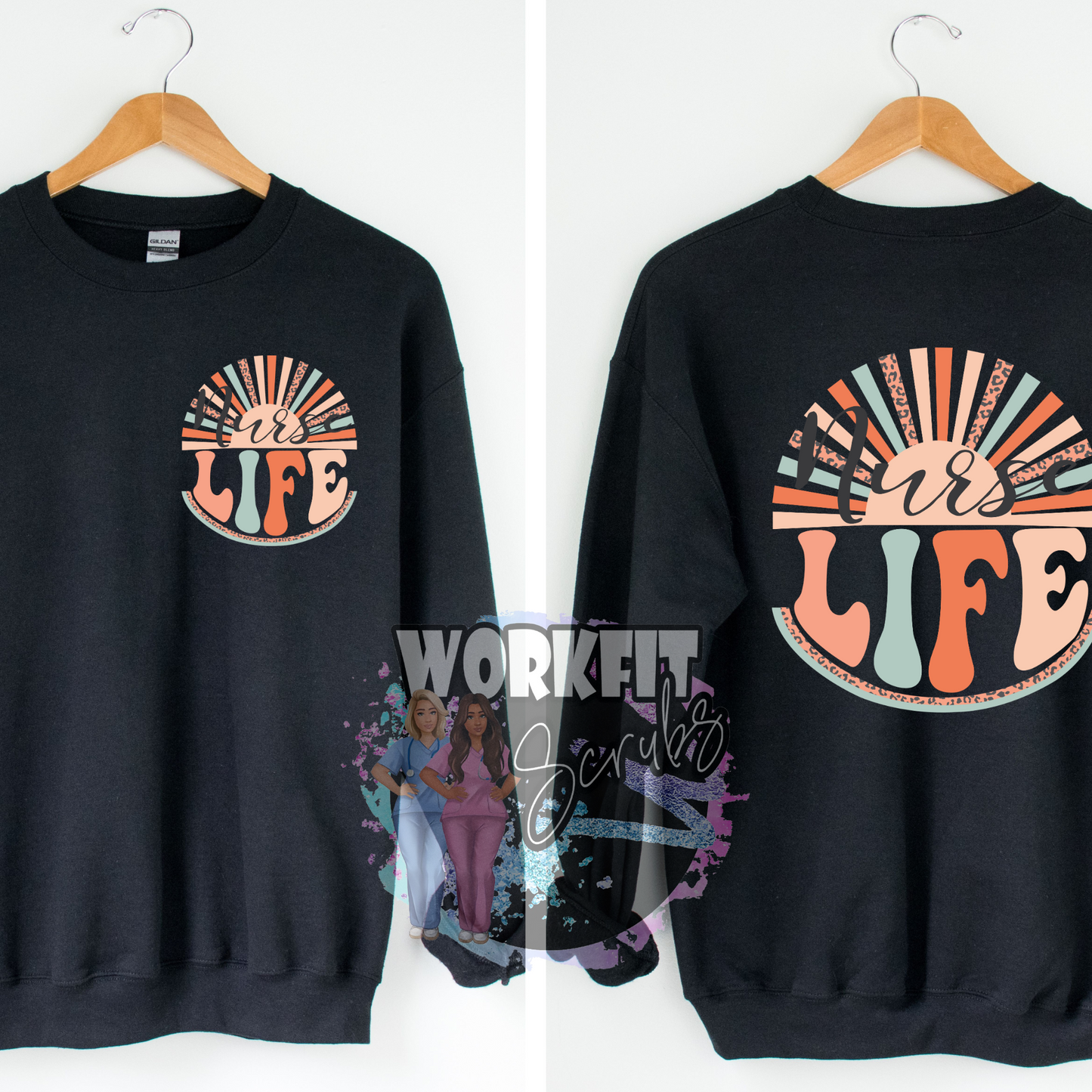 Sunrise NURSE LIFE crewneck