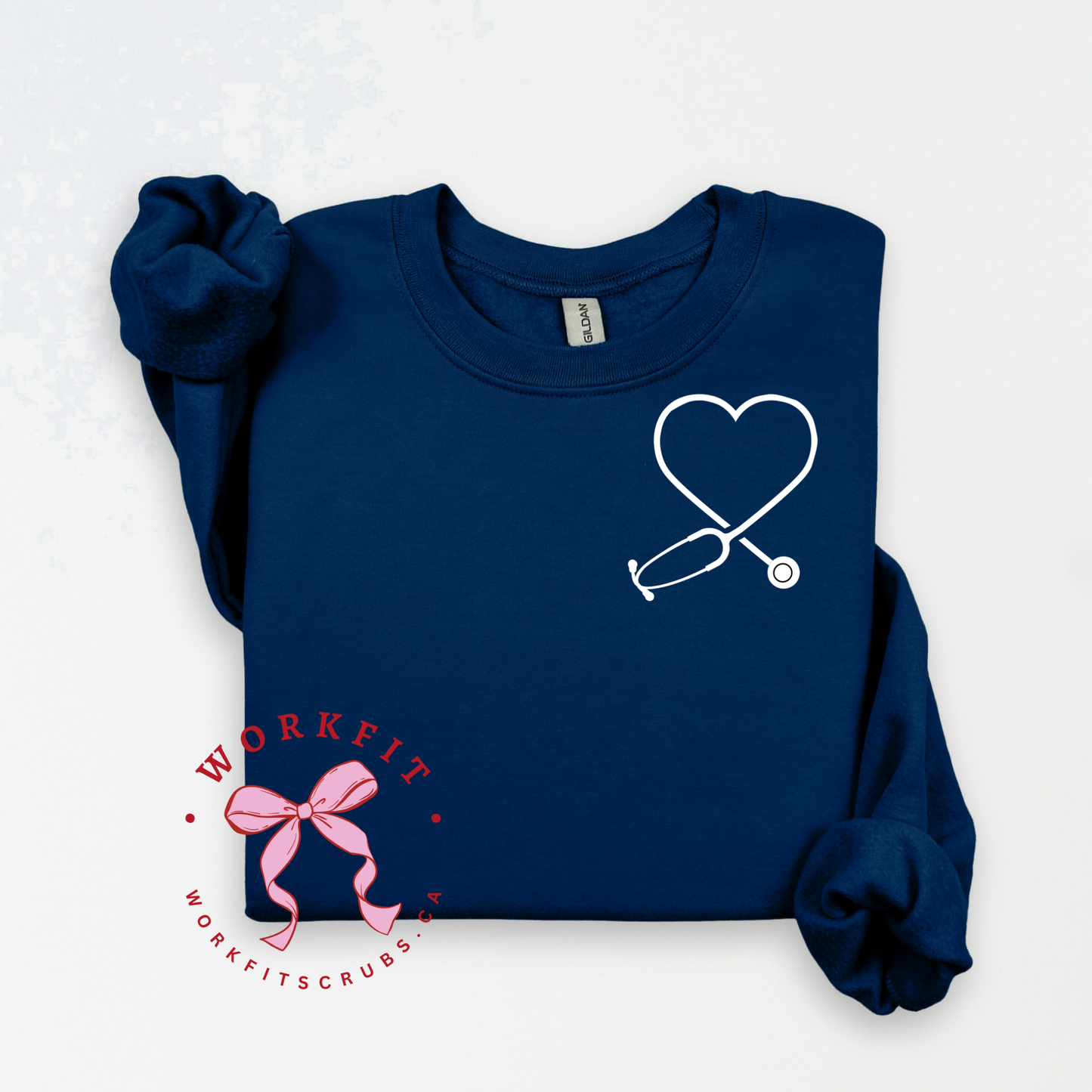 Stethoscope Heart Crewneck