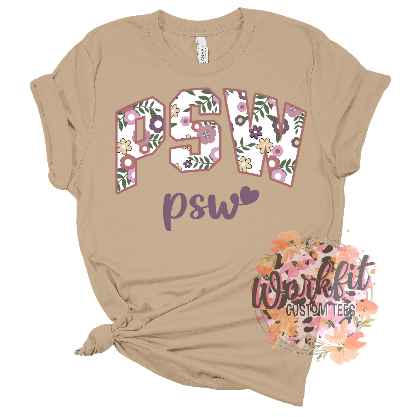 Floral PSW T Shirt