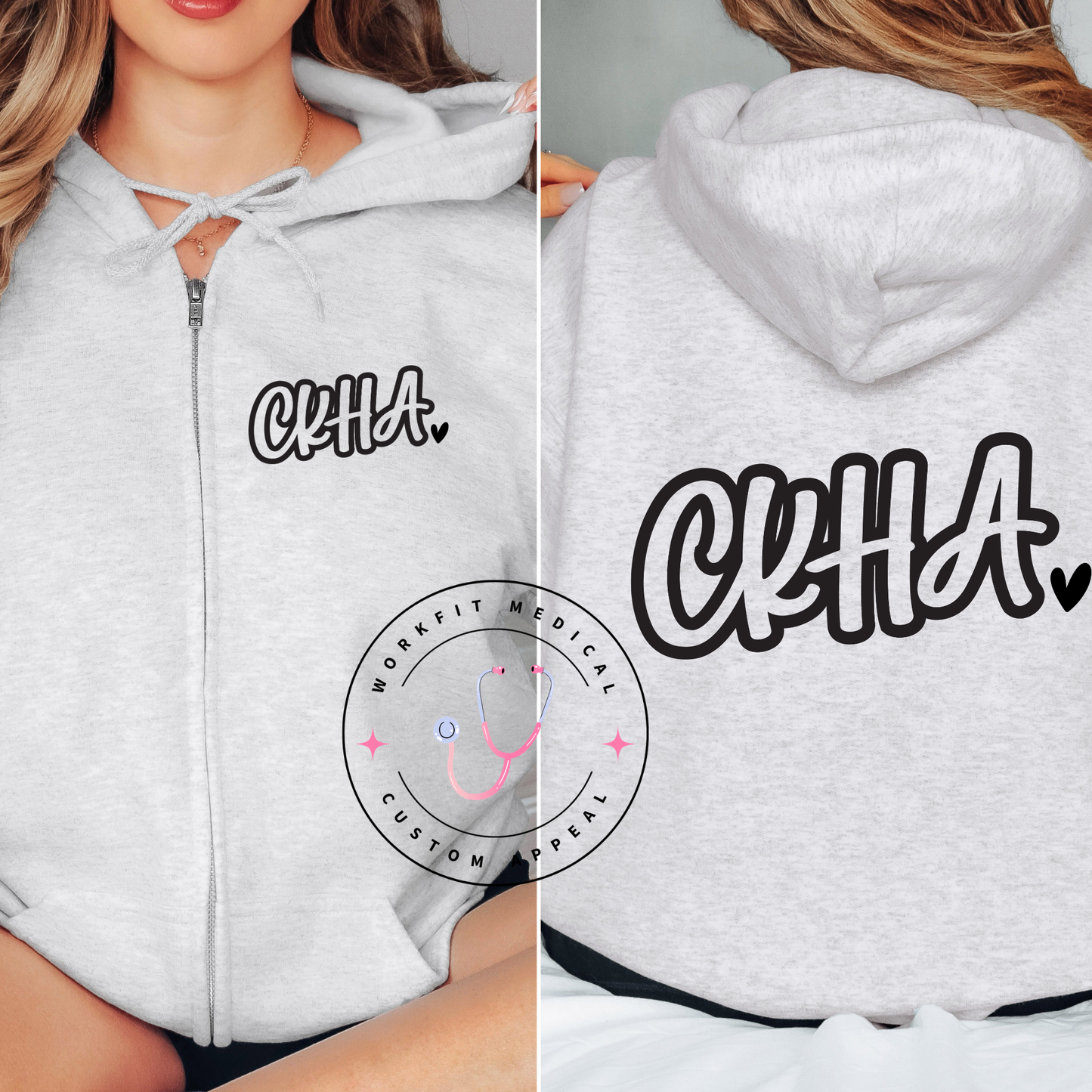 CKHA full zip fleece