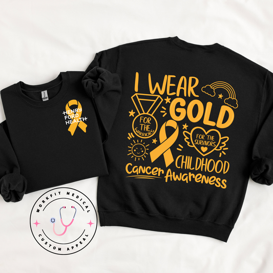 Henry Ford Childhood Cancer Awareness T-Shirt
