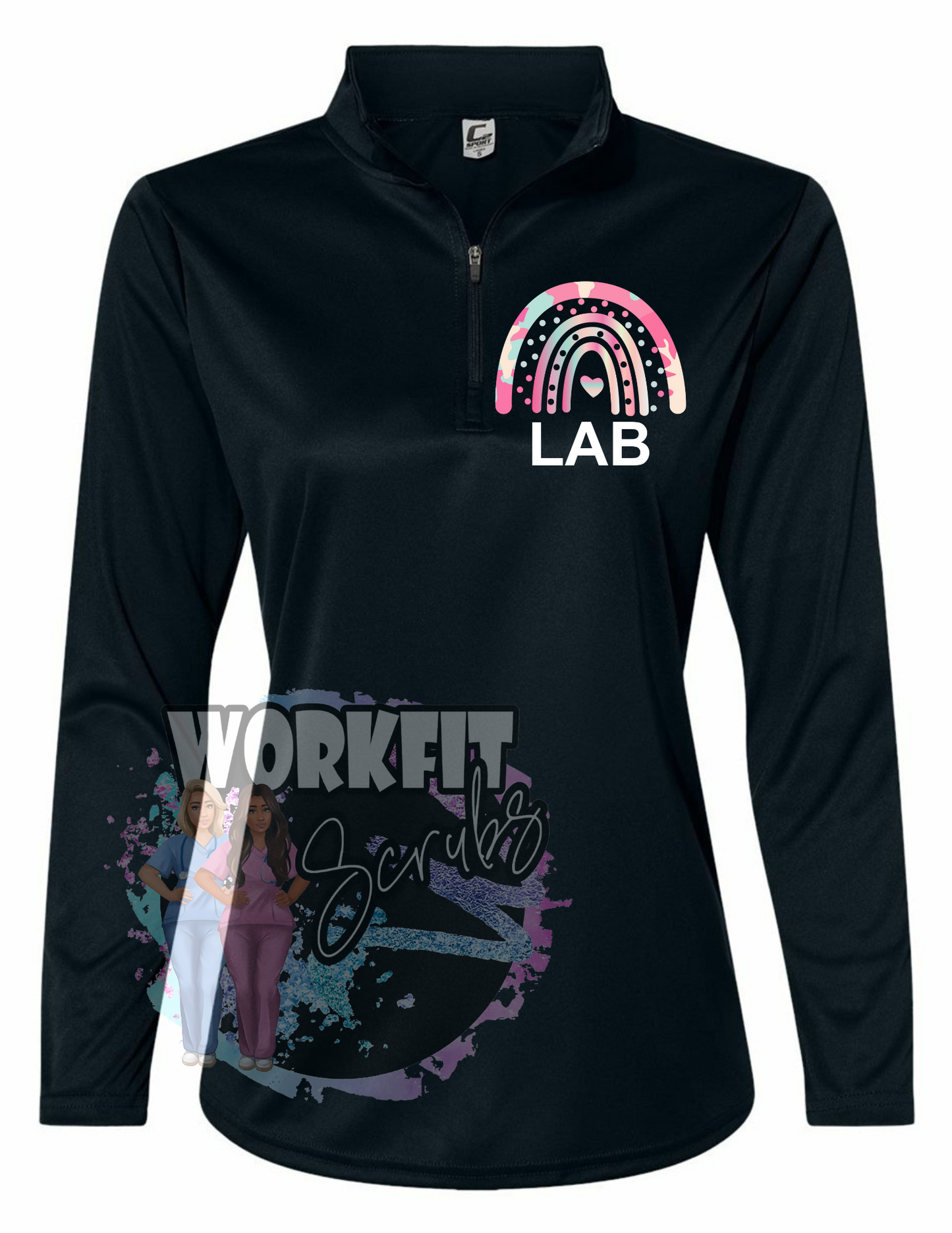 LAB Rainbow 1/4 Zip Up