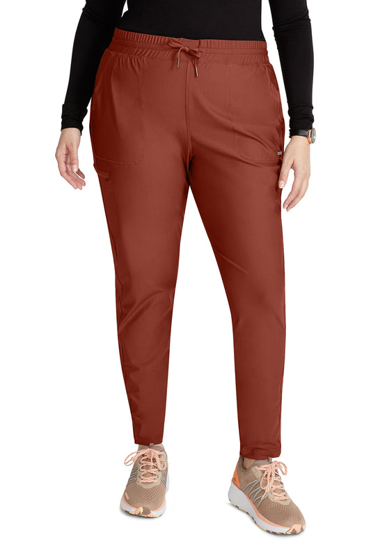 Cherokee Mid Rise Tapered Leg Drawstring Pant