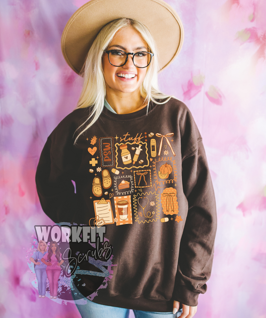 Fall Medical things Crewneck