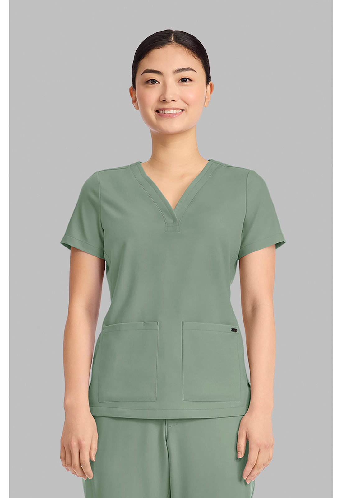 Women's 3-Pocket Y-Neck Top