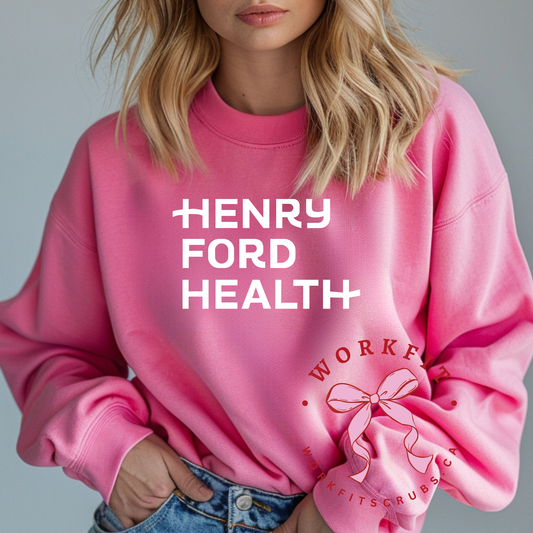 Henry Ford Pink Lemonade Crewneck