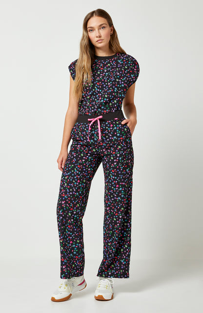 Wide Leg Pant in SPARKLING JEWELS