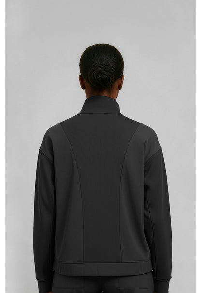 Half Zip Jacket in Black