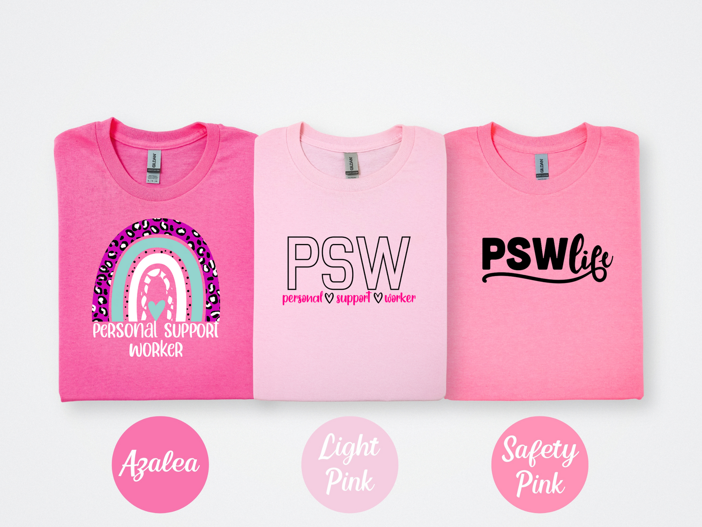 Pink PSW 3 Tee Pkg