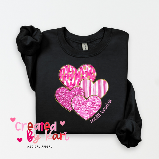 Social Work 4heart Crewneck