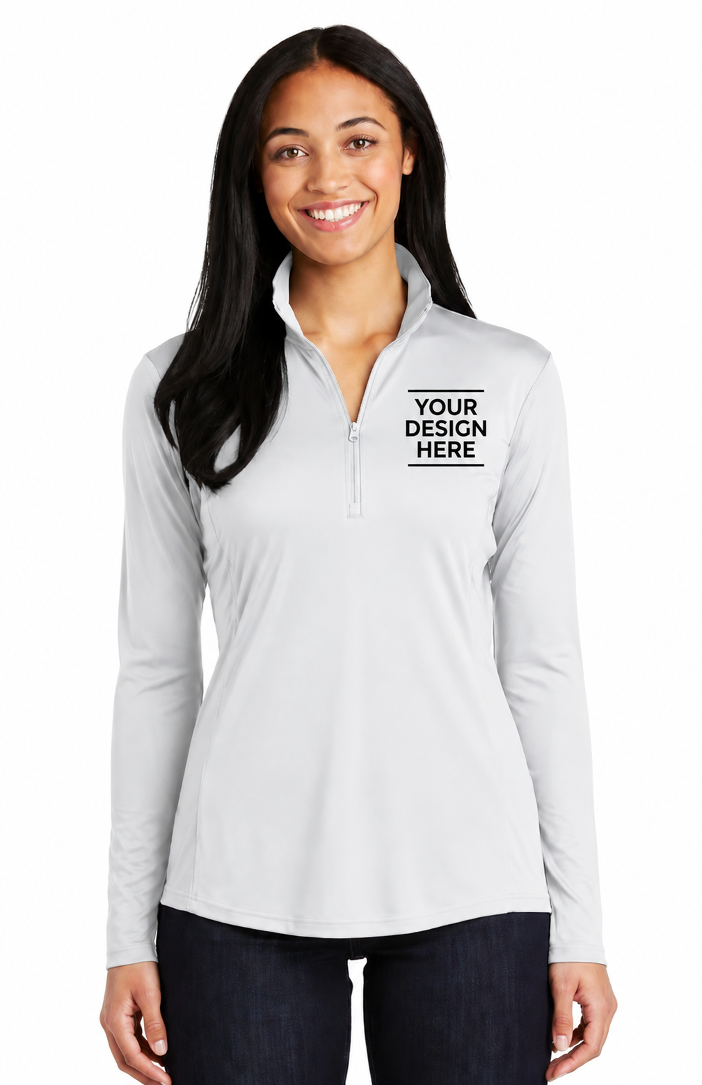 Customize your 1/4 Zip! Chest