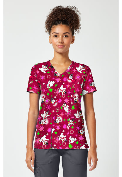 Tooniforms Holiday Printed Scrub Tops
