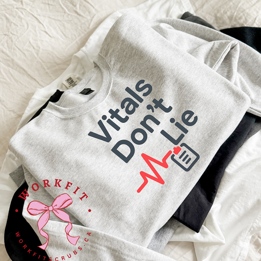 Vitals Don't Lie Crewneck