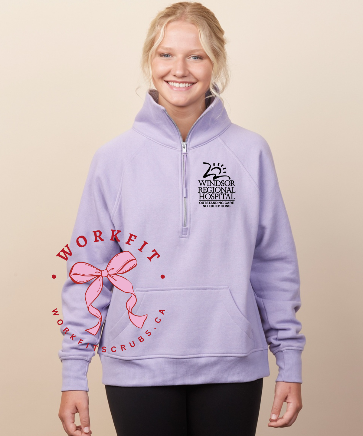 WRH Lady Quarter Zip Fleece