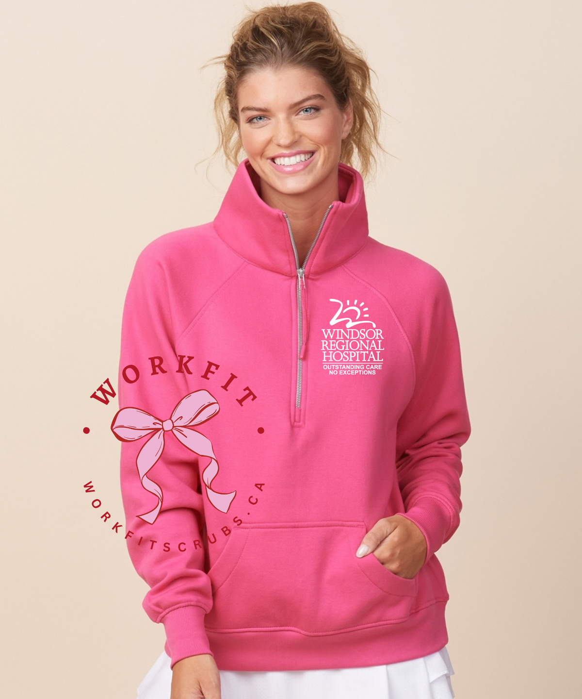 WRH Lady Quarter Zip Fleece