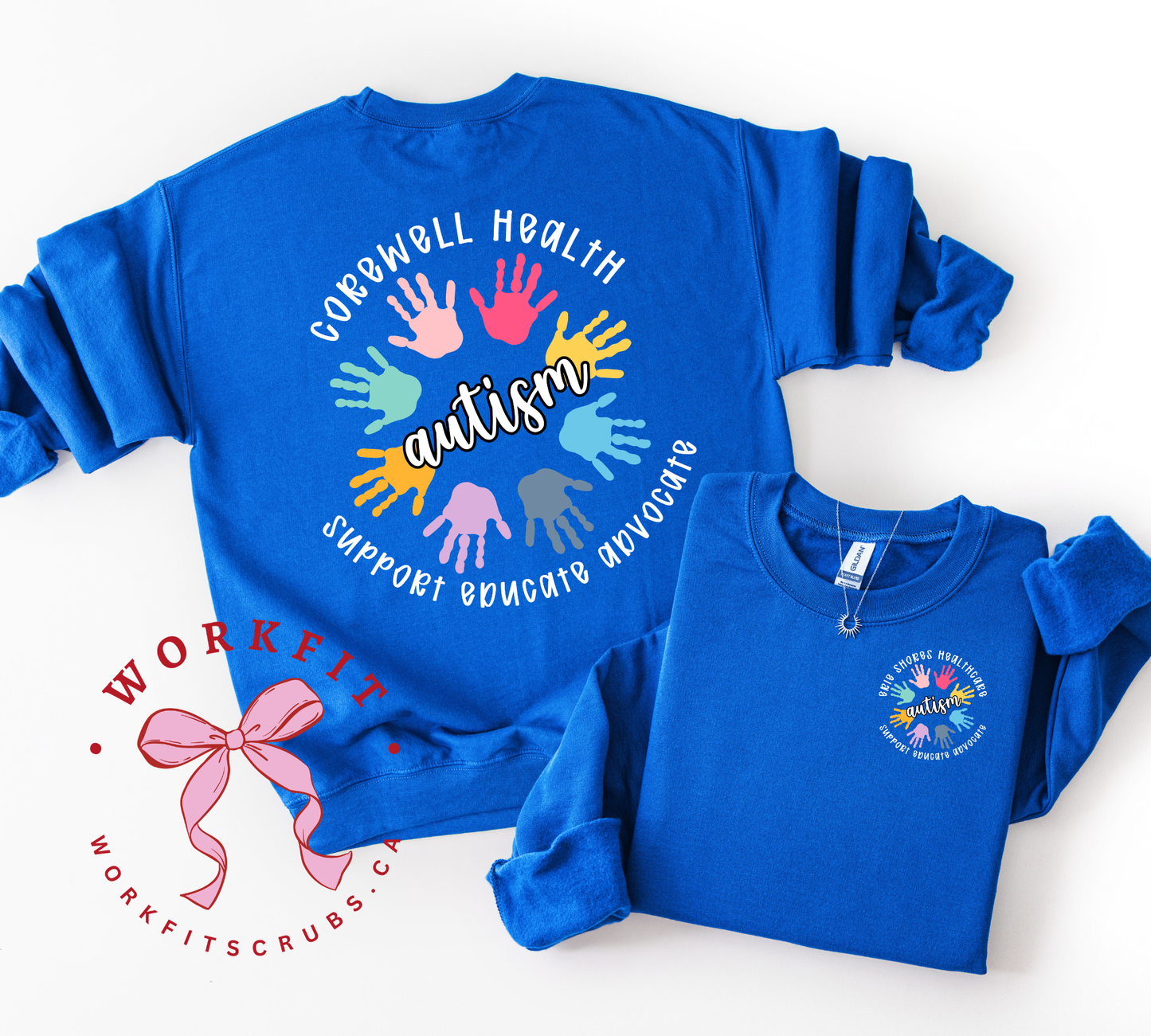 Corewell Health Autism Awareness Crewnecks