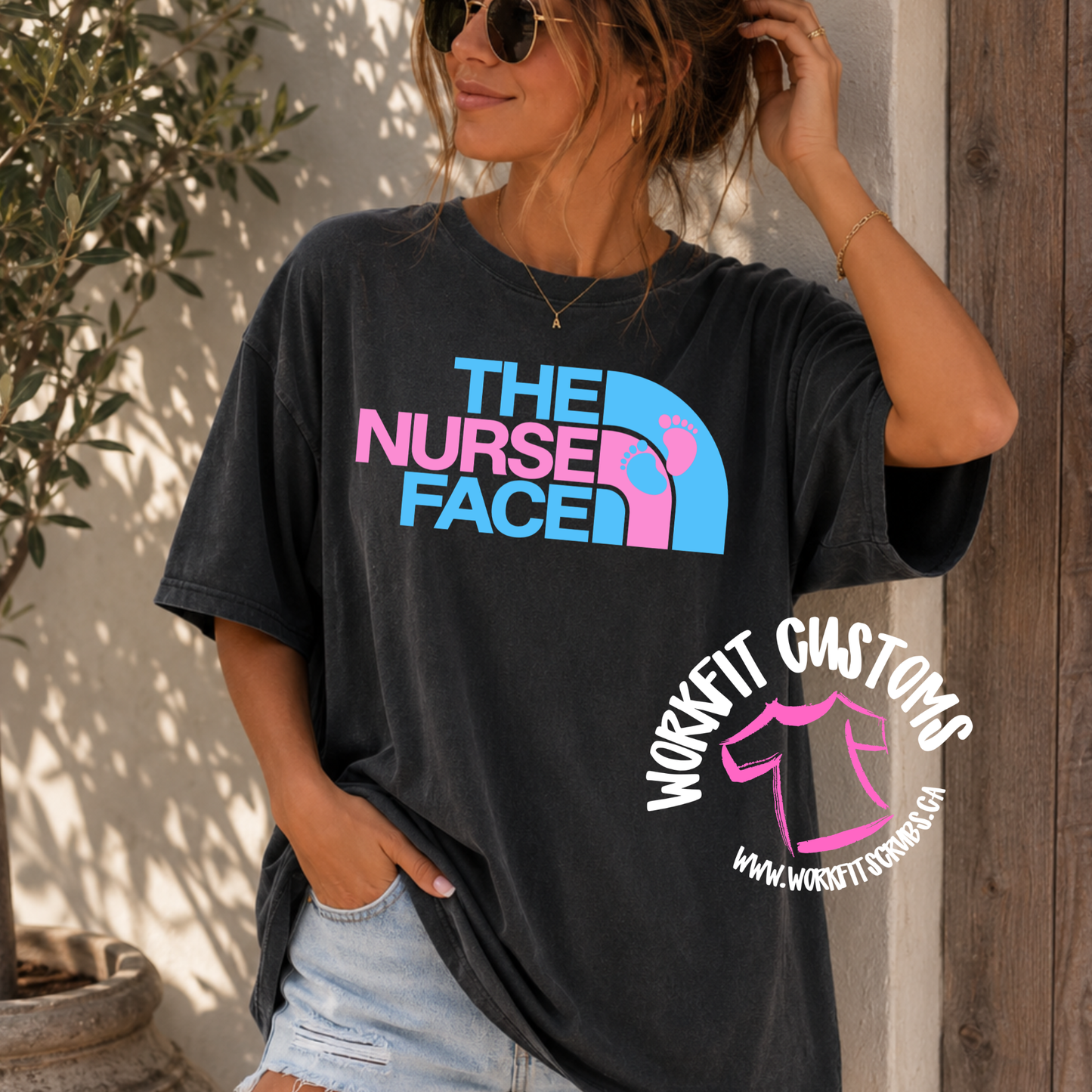 L&D The Nurse Face T-Shirt