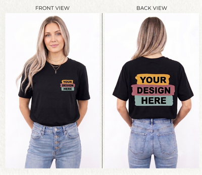 Customize your Shirt! Chest & Back