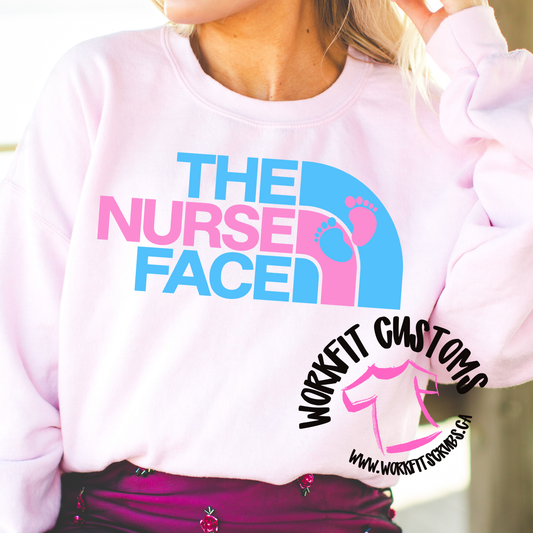L&D The Nurse Face crewneck