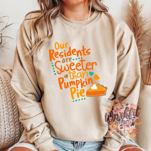 Residents Sweeter then Pumpkin Pie