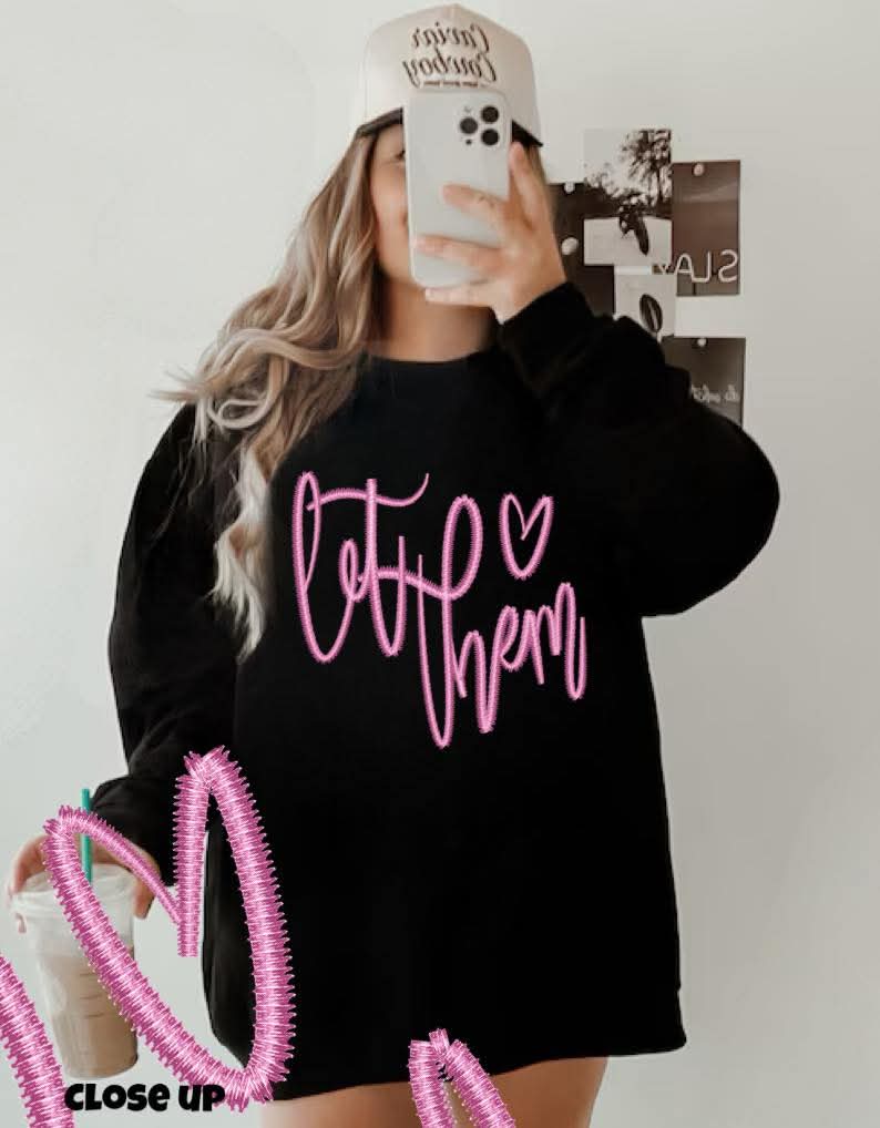 Let Them Oversized Crewnecks