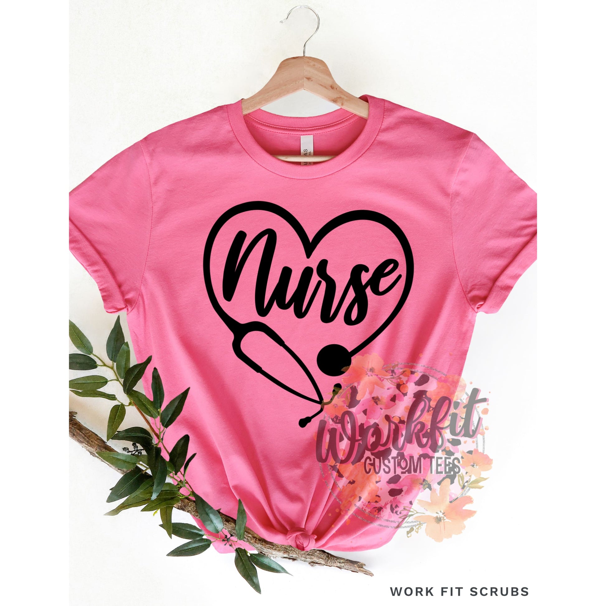 SHOP DTF CANADA - Nurse - Heart NURSE tee.