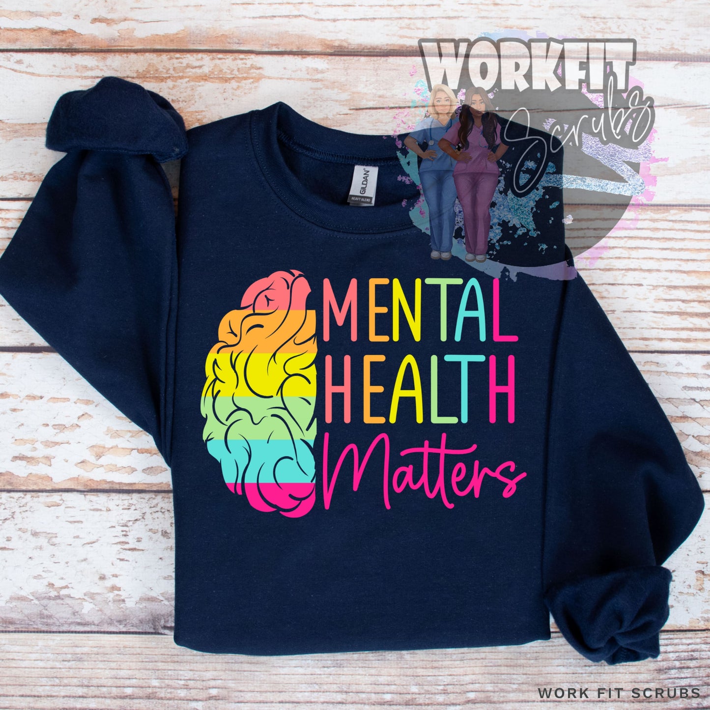 SHOP DTF CANADA - Mental Health Matters Crewneck.