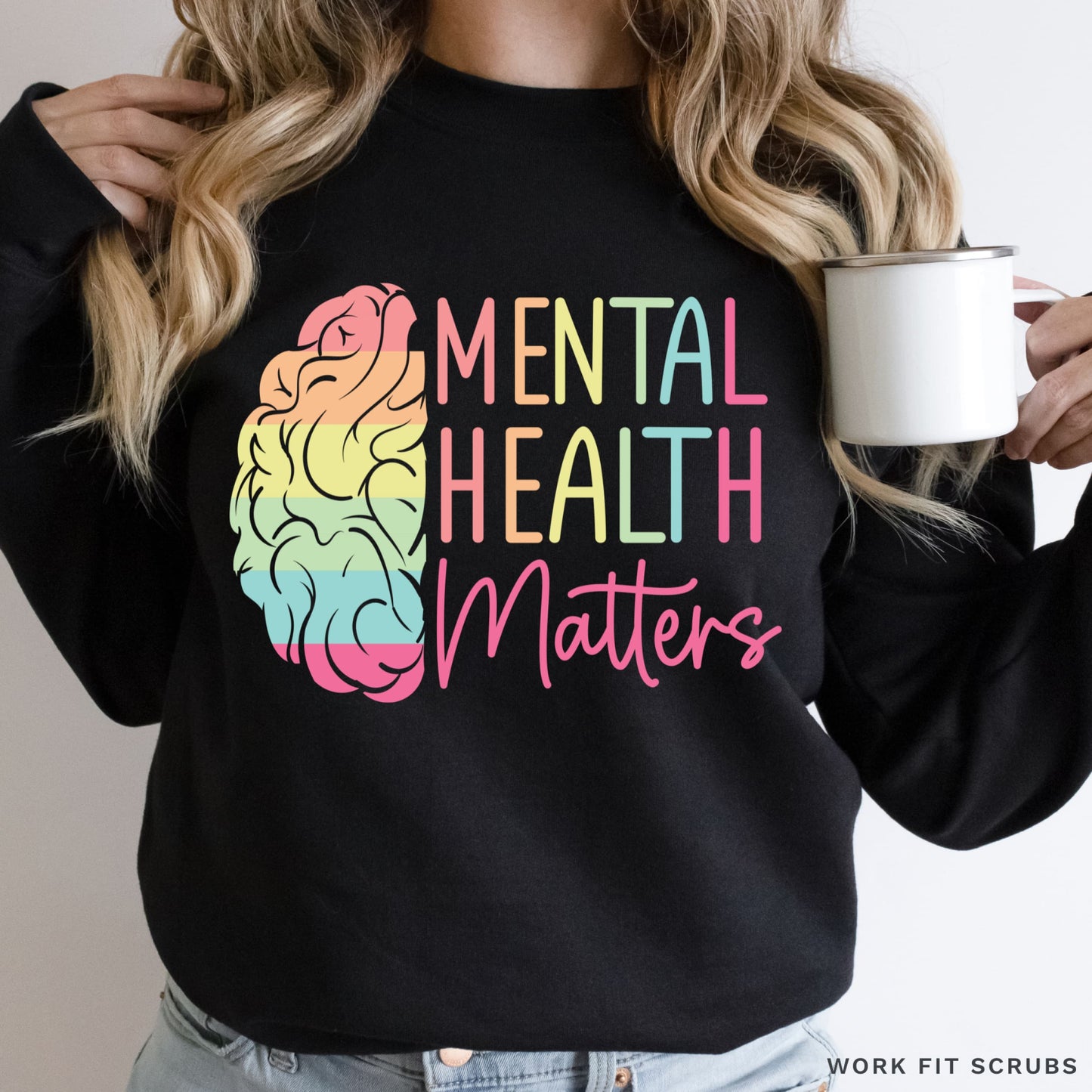 SHOP DTF CANADA - Mental Health Matters Crewneck.