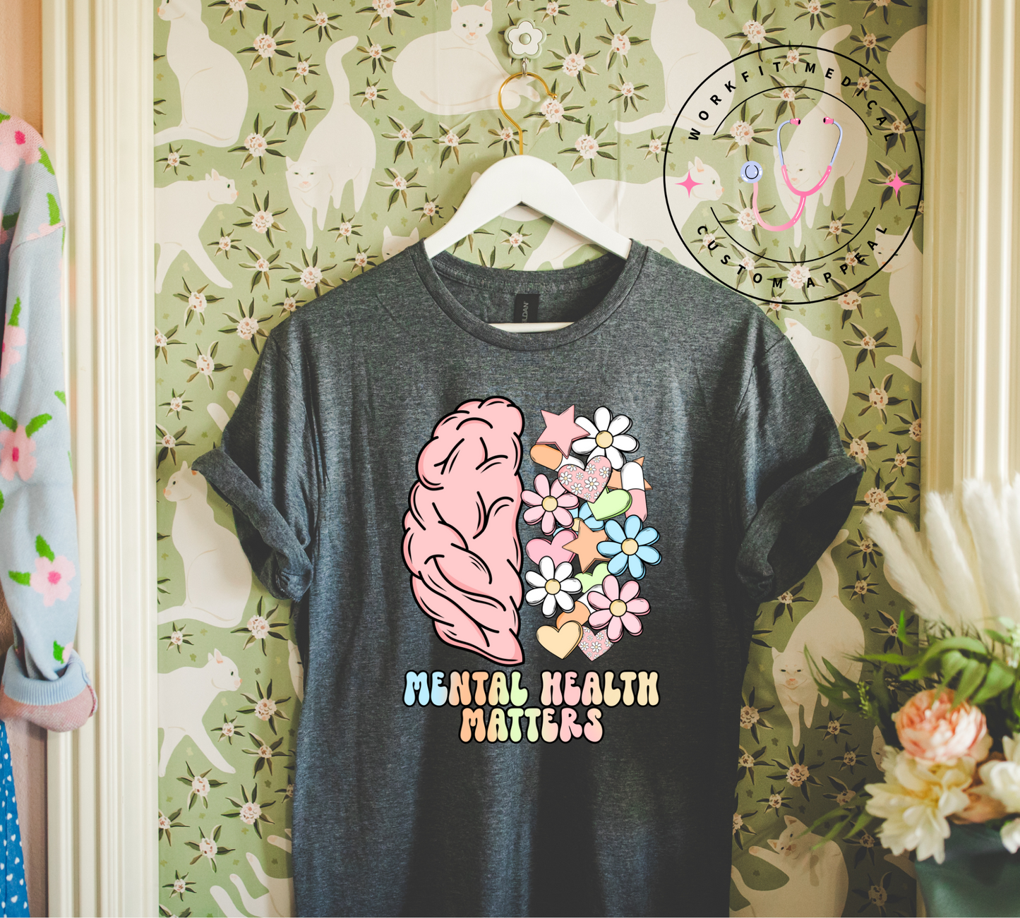 Retro Look Mental Health Tee
