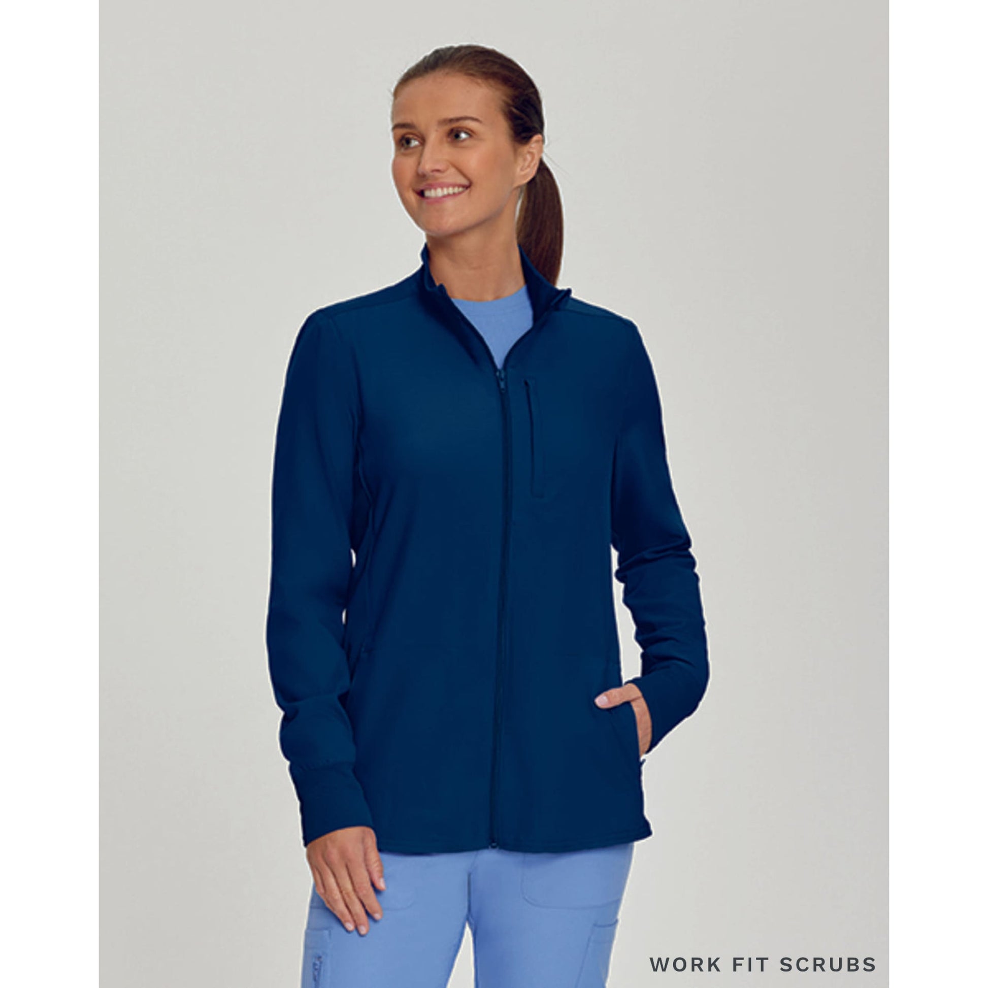 Landau - LJ700 Forward Women’s Mock Neck Jacket.